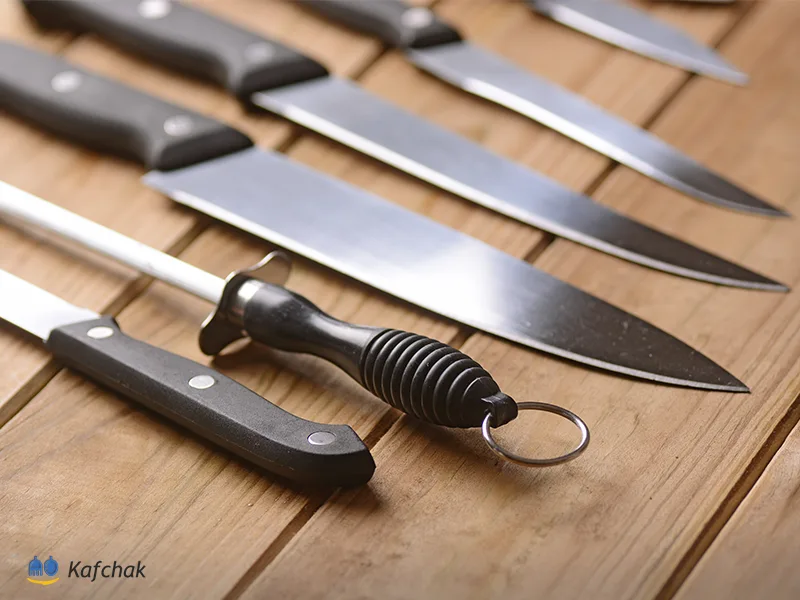 انواع چاقوی آشپزخانه و چاقو تیزکن