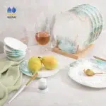 سرویس بشقاب آرکوپال پارس اپال مدل اسکای سبز