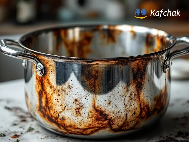 سوختن و سیاه شدن سرویس قابلمه استیل و ظروف استیل به چه دلیل است؟