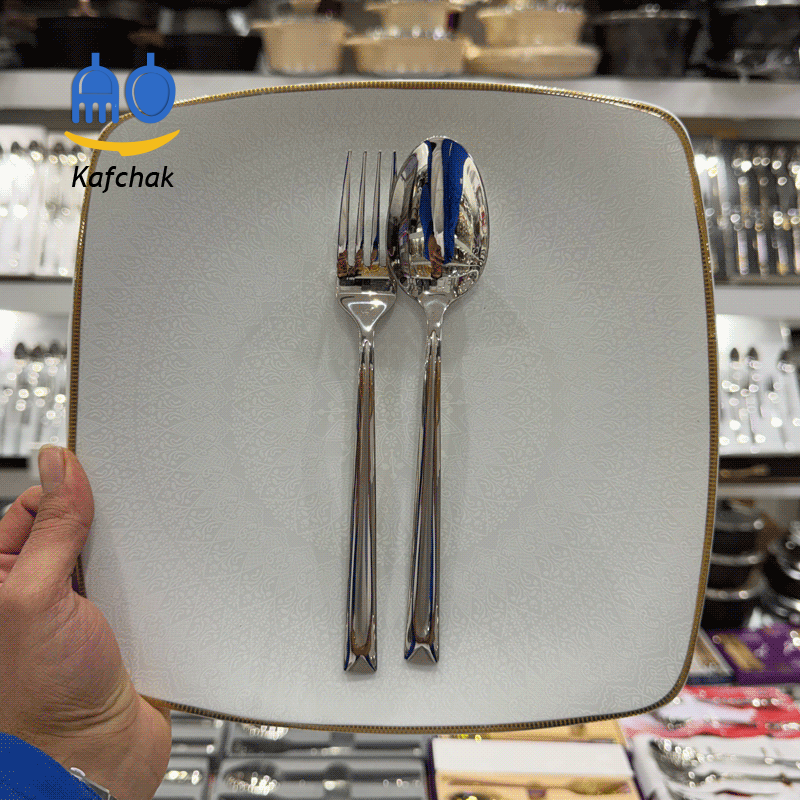 unique-monte-carlo-1 قاشق چنگال برند یونیک - مدل مونت کارلو - استیل براق - تصویر 1