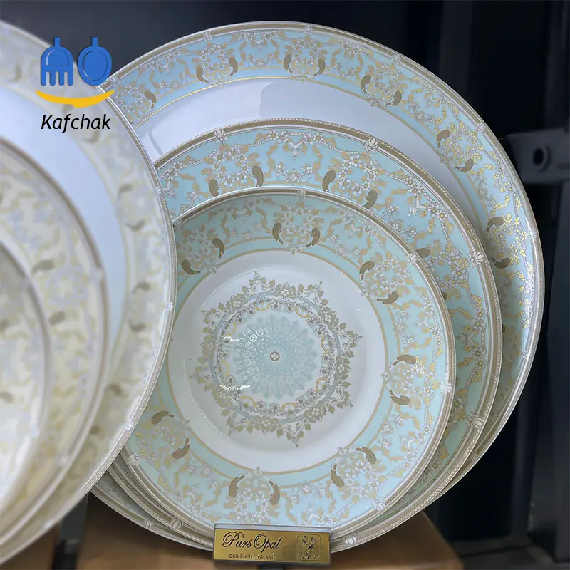 bavaria-blue-arcopal-1 سرویس آرکوپال - مدل باواریا آبی - 6 نفره - برند MG - تصویر 1