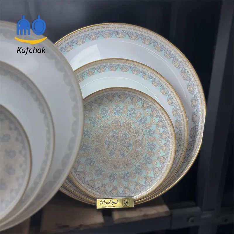 blue-shailin-arcopal-1 سرویس آرکوپال مدل شایلین آبی - 6 نفره - برند MG - تصویر 1