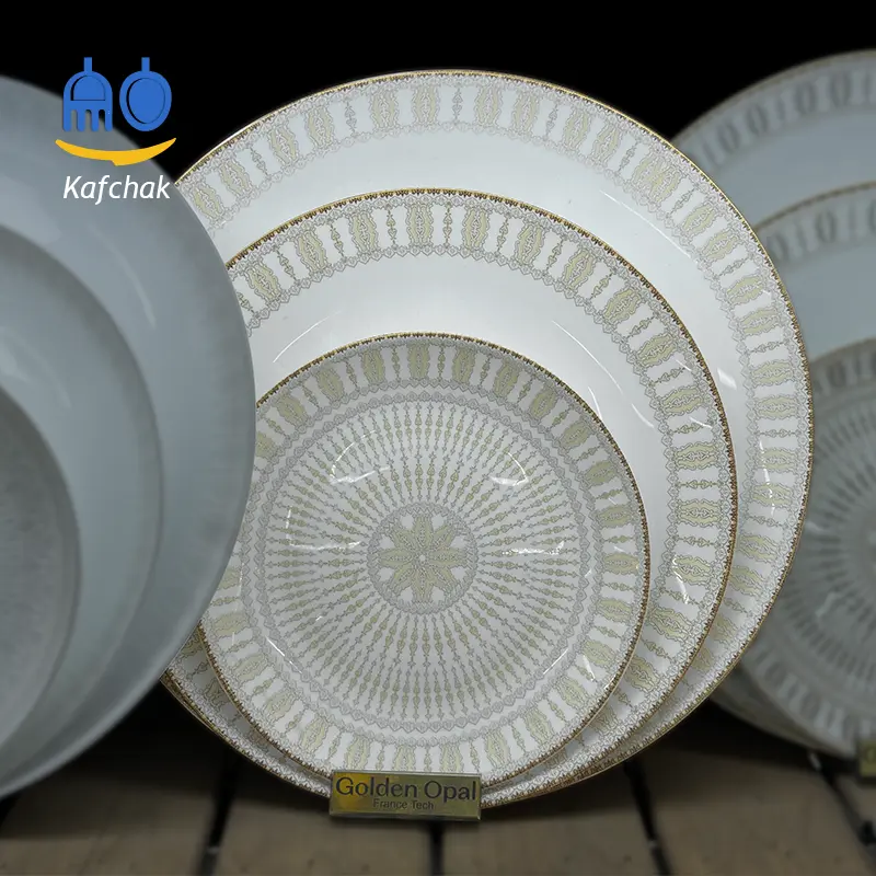 cream-nardon-arcopal-1 سرویس آرکوپال مدل ناردون کرم - 6 نفره - برند MG - تصویر 1