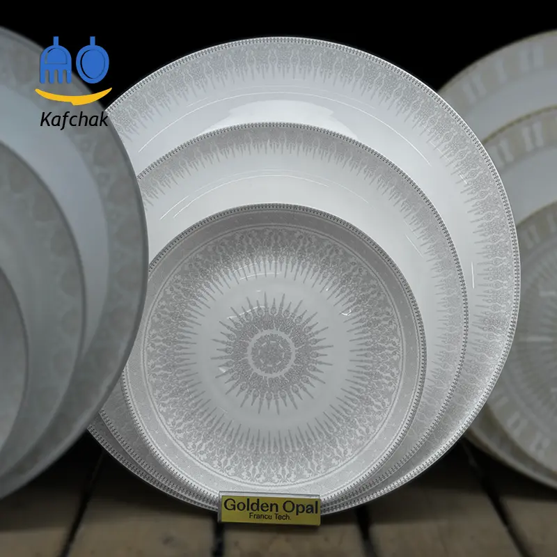 grey-sun-arcopal-1 سرویس آرکوپال مدل سان طوسی - 6 نفره - برند MG - تصویر 1