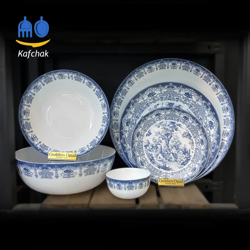 blue-mahlin-arcopal-1 سرویس آرکوپال مدل ماهلین آبی - 6 نفره - برند MG - تصویر 1