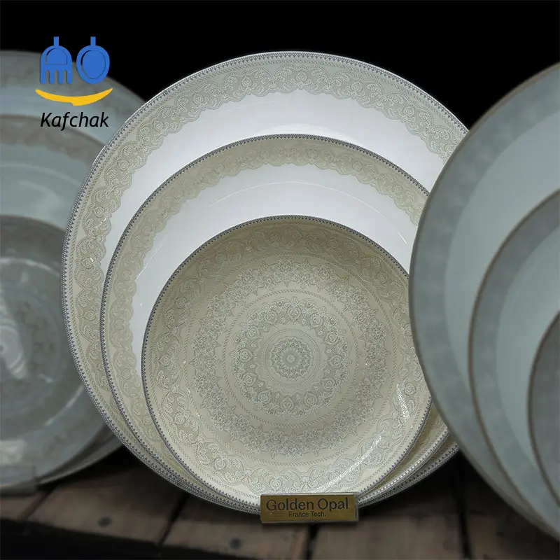 cream-selena-arcopal-1 سرویس آرکوپال مدل سلنا کرم - 6 نفره - برند MG - تصویر 1