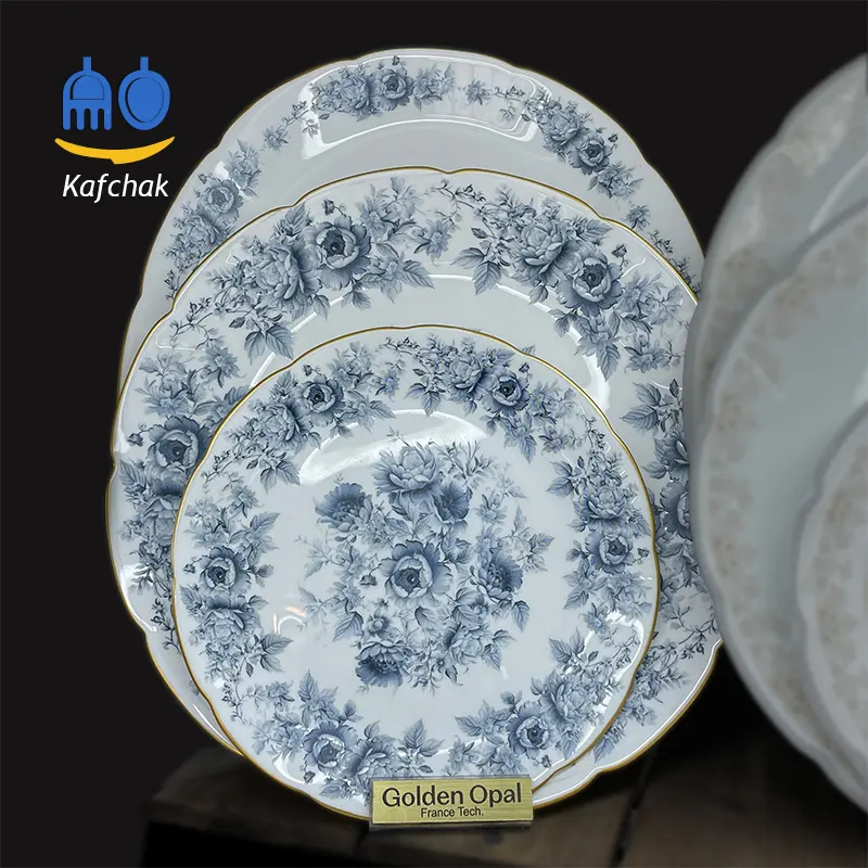 nilufari-florentina-arcopal-1 سرویس آرکوپال مدل فلورنتینا نیلوفری - 6 نفره - برند MG - تصویر 1